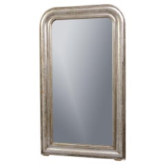 Large 19th C Silver Gilt Louis Philippe Mirror