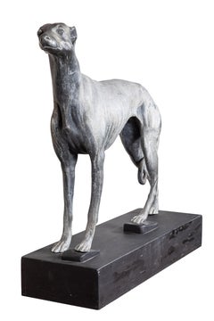 Large, 19th Century Cast Lead Hound