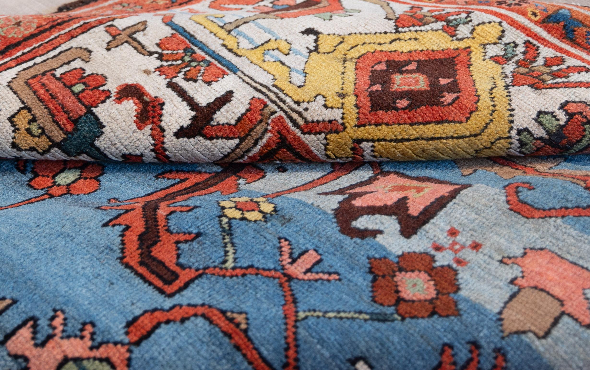 Wool Large  Tribal Bakhaish rug  c.1890 For Sale