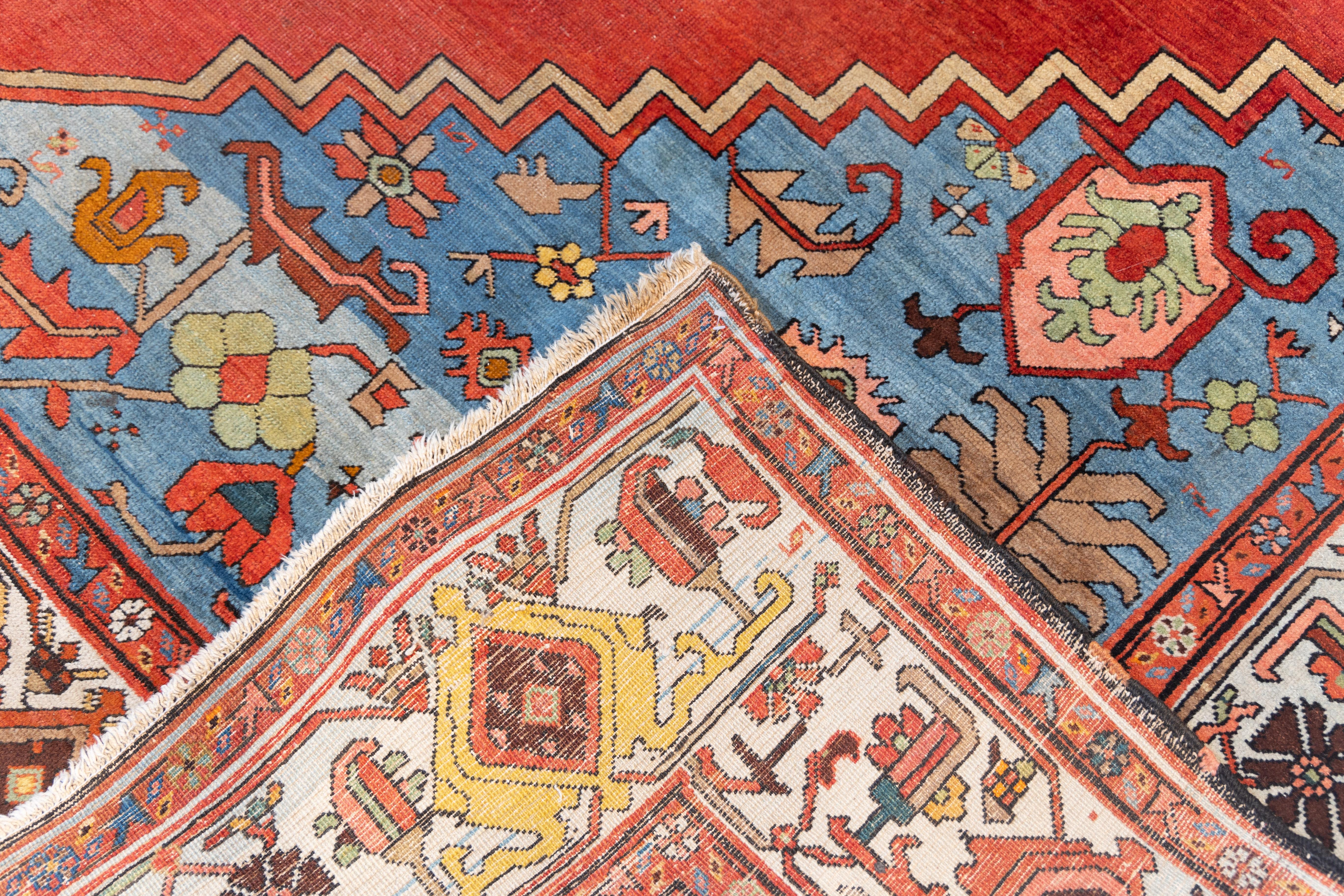 Bakshaish Large  Tribal Bakhaish rug  c.1890 For Sale