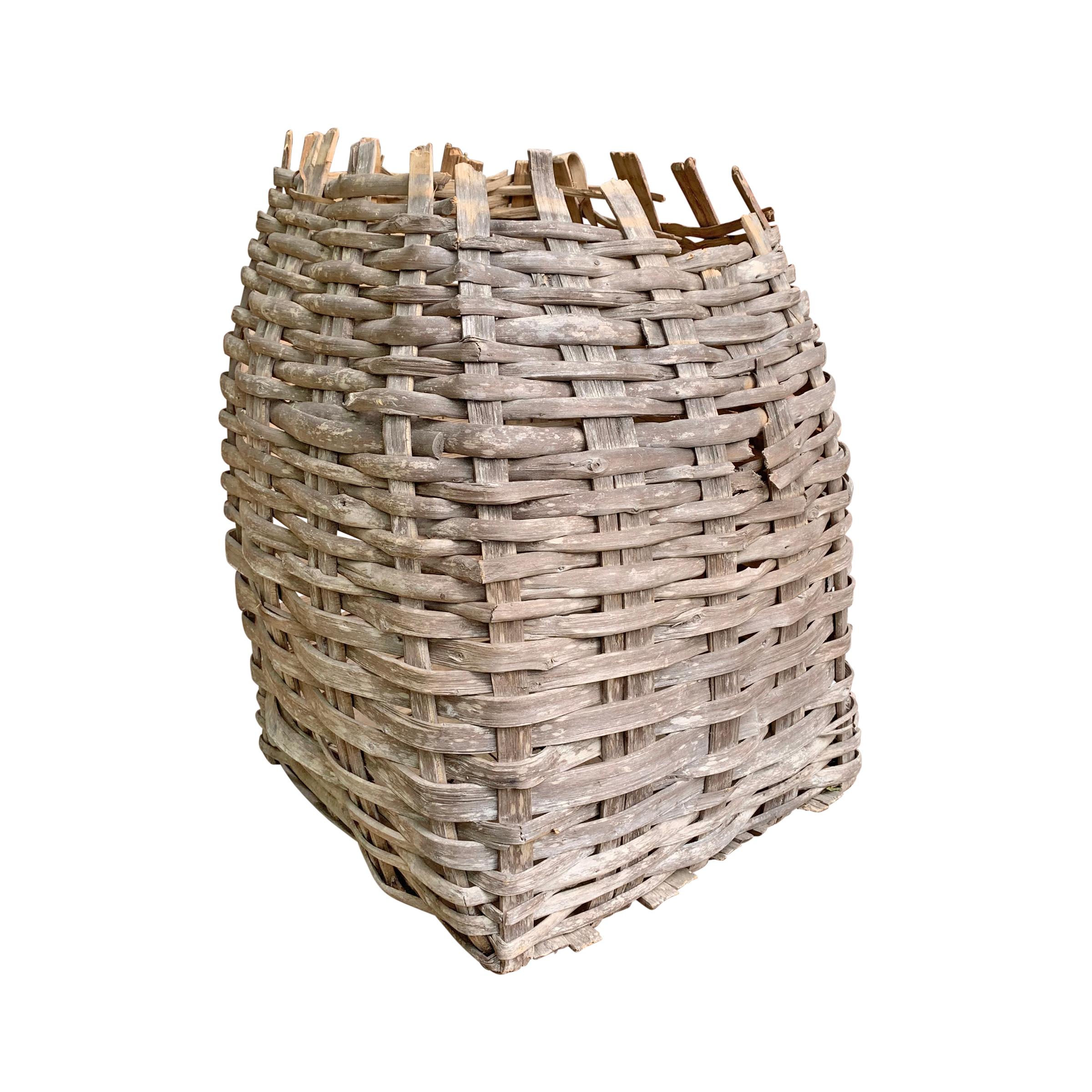 Rustic Large 19th Century American Nut Basket