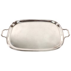 Large 19th Century American Sterling Silver Serving Tray