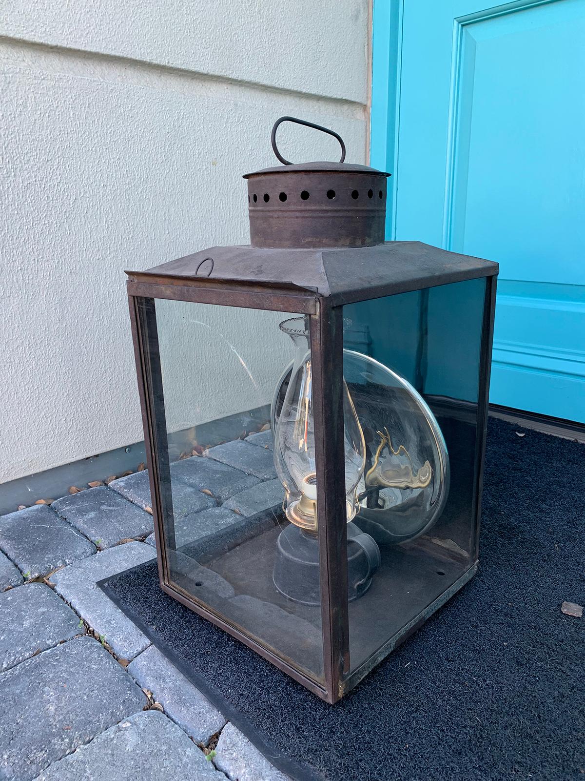 large kerosene lantern