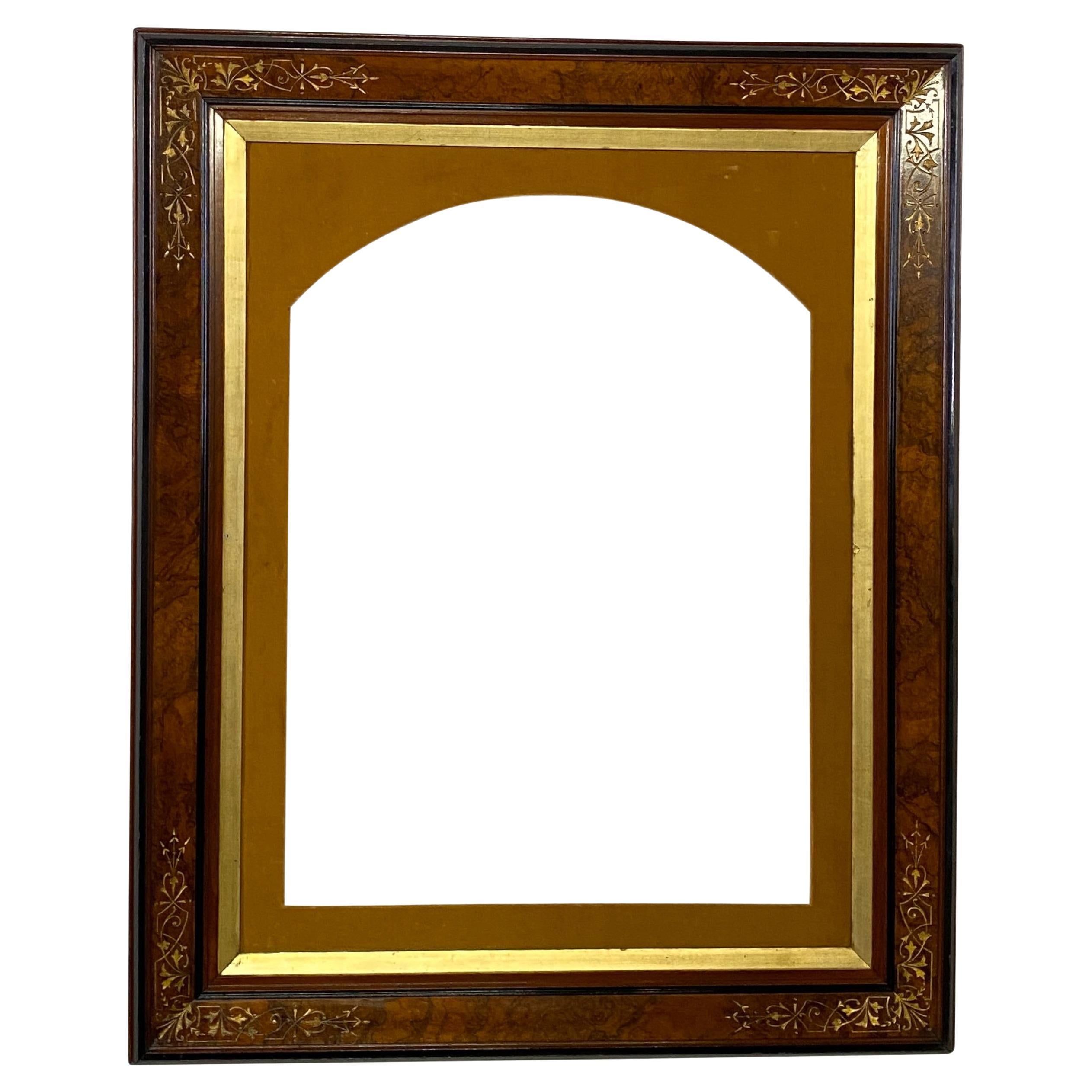 Large 19th Century American Victorian Walnut Frame