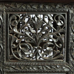 Large 19th Century Anglo Indian Carved Table