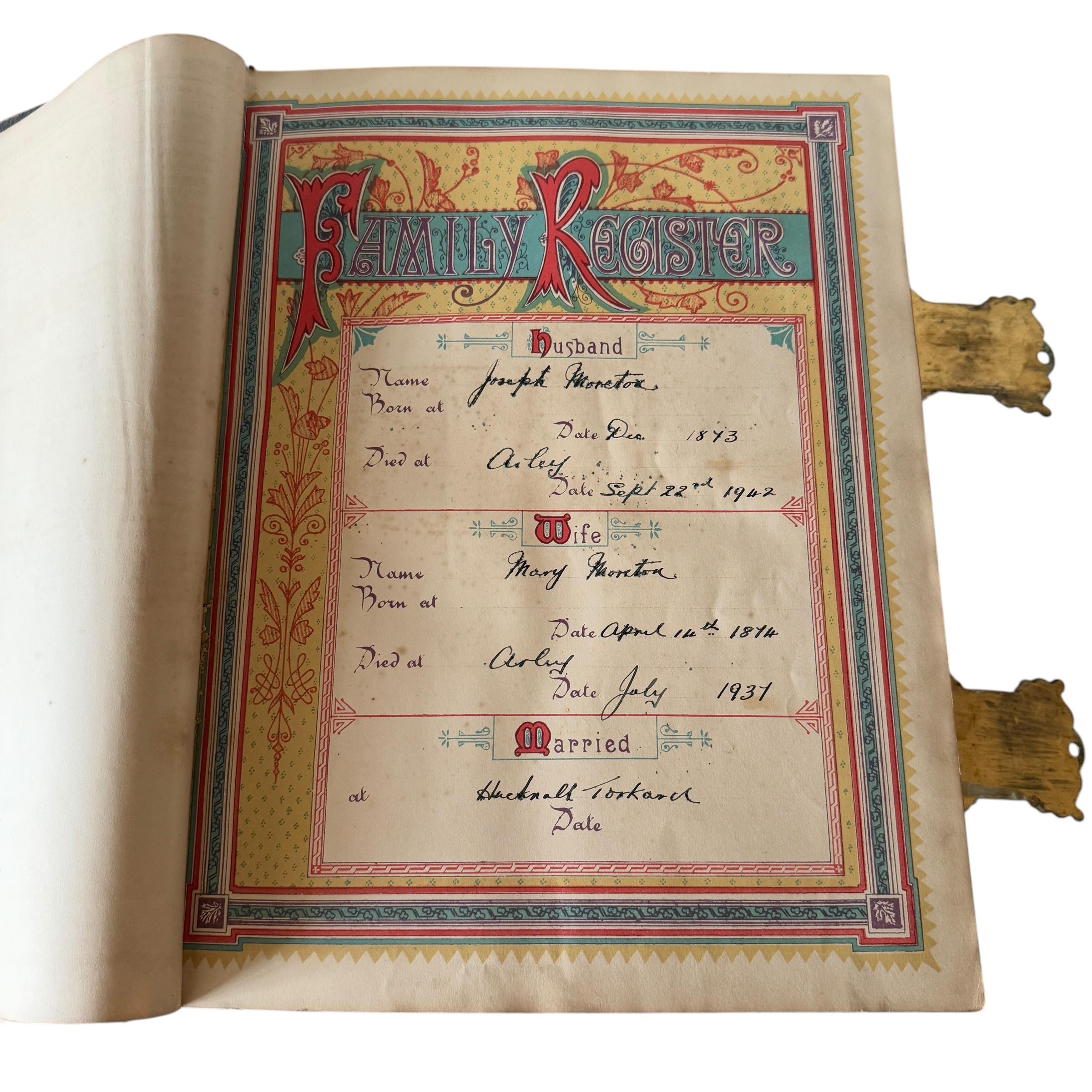 Large 19th Century Antique Family Bible 3