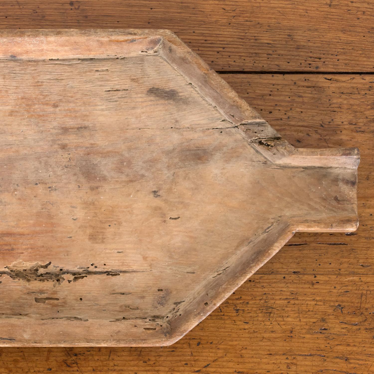 Fin du XIXe siècle Grand panneau à fromage ou planche à découper français ancien du 19ème siècle  en vente