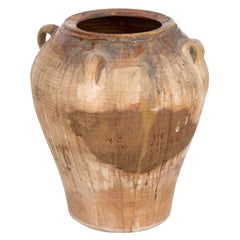 Large 19th Century Antique Spanish Terracotta Olive Jar