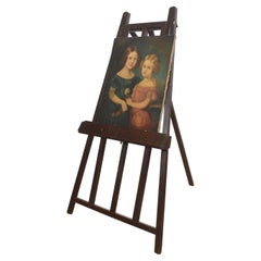 Large 19th Century Artist’s Mahogany Studio Easel