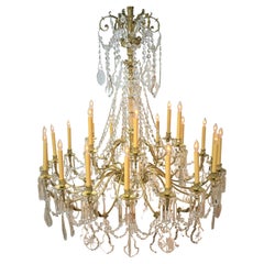 Large 19th Century Baccarat Crystal Chandelier