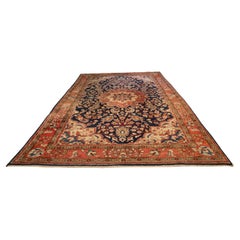 Large 19th-Century Bidjar Persian Rug  133.5 x 85.8 inches