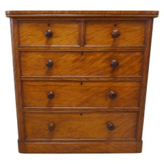 Large 19th Century Birch Chest of Drawers