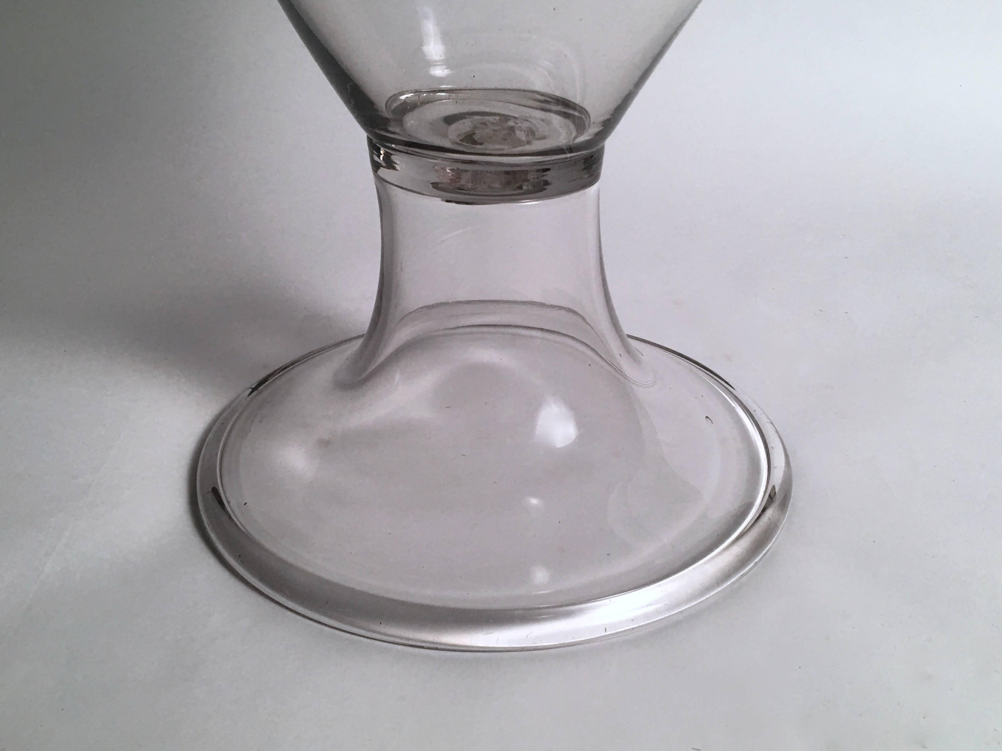 Large 19th Century Blown Glass Apothecary Jar Vase 1