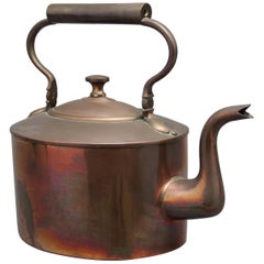 Large 19th Century Brass Copper Kettle