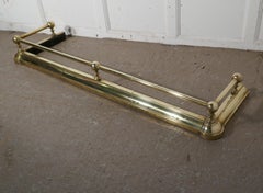 Large 19th Century Brass Fender