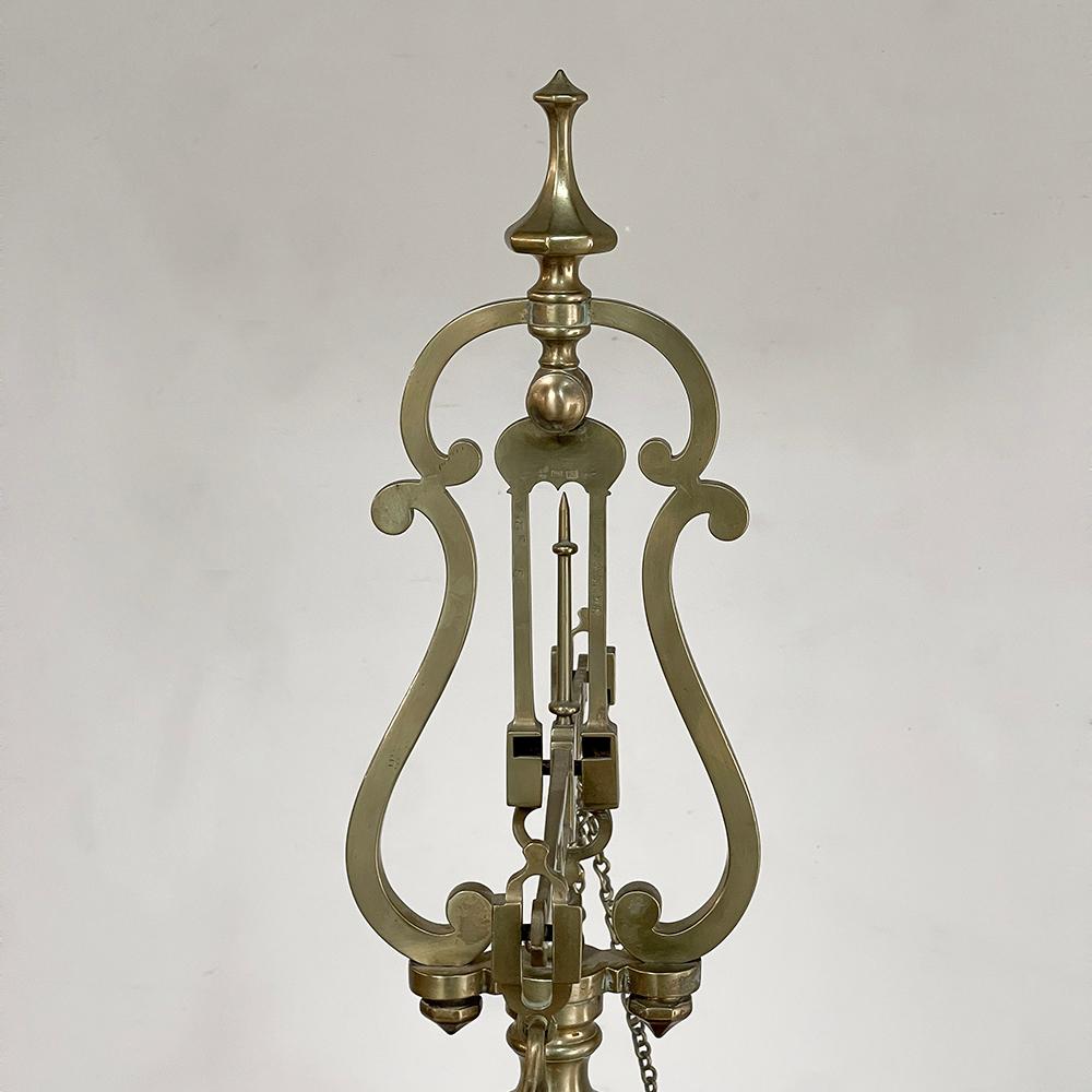 Grande échelle d'équilibre en bronze du 19ème siècle en vente 4