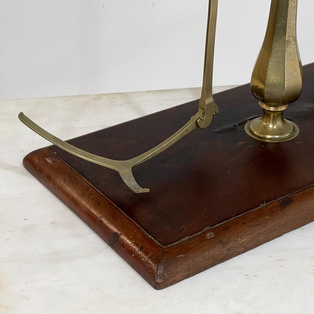 Grande échelle d'équilibre en bronze du 19ème siècle en vente 7