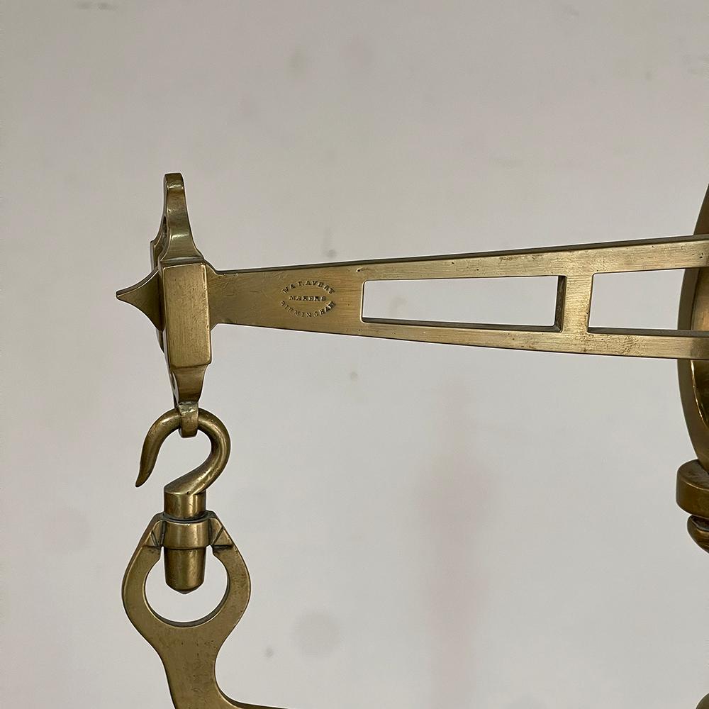 XIXe siècle Grande échelle d'équilibre en bronze du 19ème siècle en vente