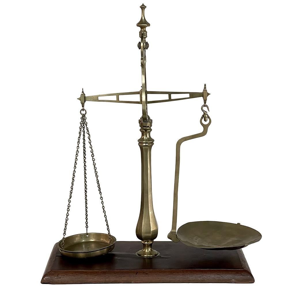 Large 19th Century Bronze Balance Scale