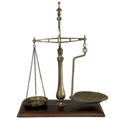 Used Large 19th Century Bronze Balance Scale