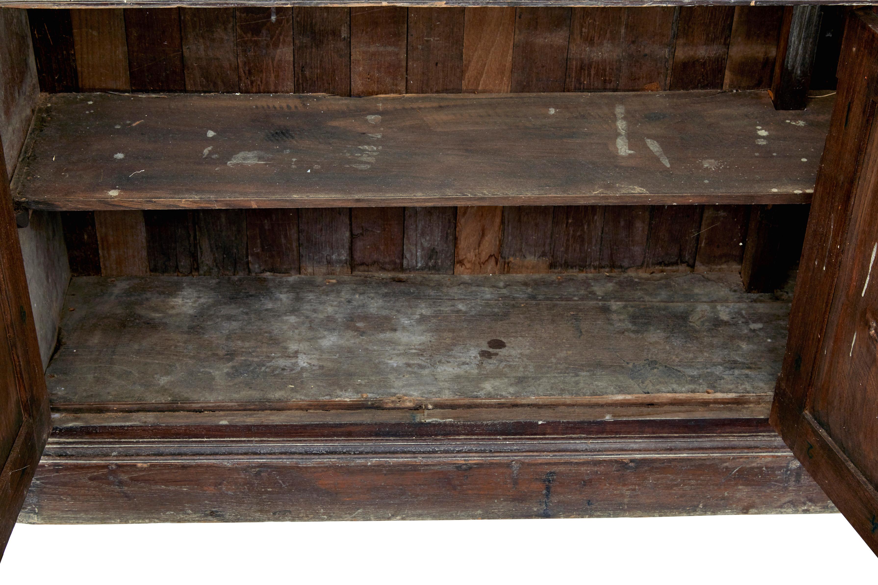 XIXe siècle Grand meuble de mercerie colonial birman du 19e siècle en vente
