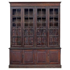 Used Large 19th century Burmese colonial haberdashery cabinet