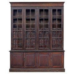 Large 19th century Burmese colonial haberdashery cabinet