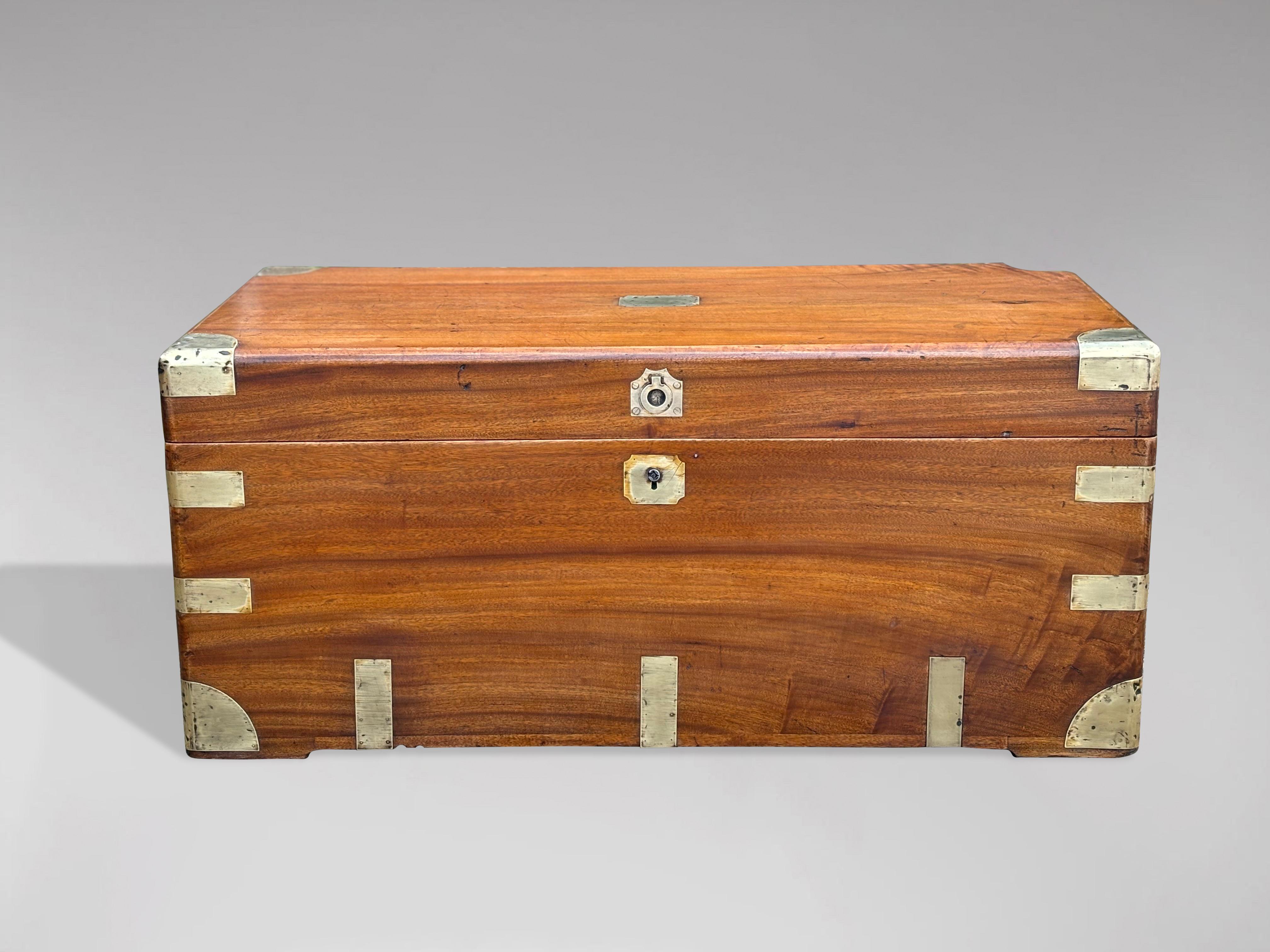 Victorian Large 19th Century Camphor Wood Trunk or Chest For Sale