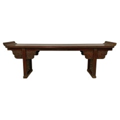 Large 19th Century Carved Elmwood Alter Table