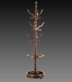 Large 19th Century Carved Hall Stand