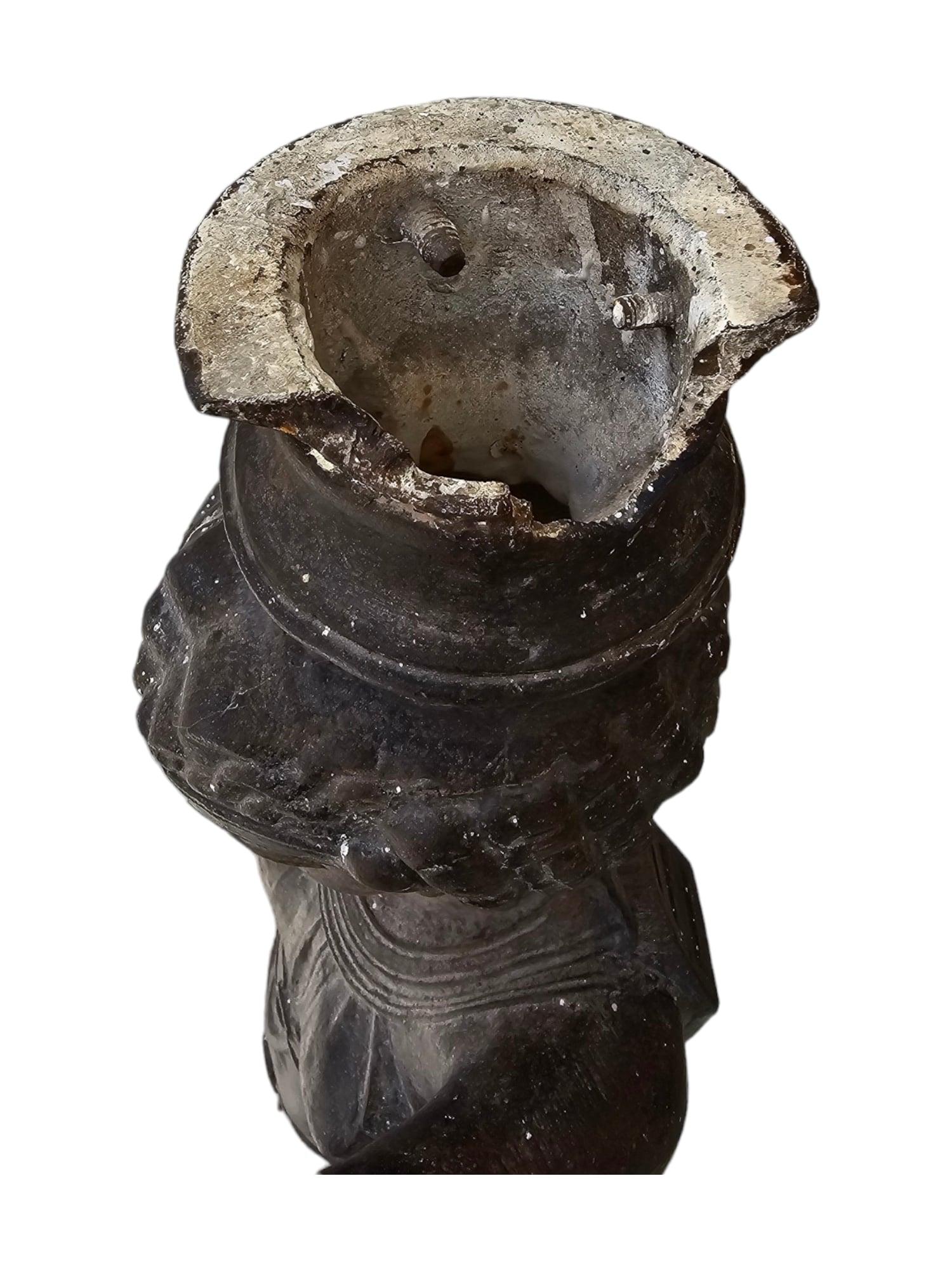 Large 19th Century Cast Iron Garden Sculpture For Sale 6