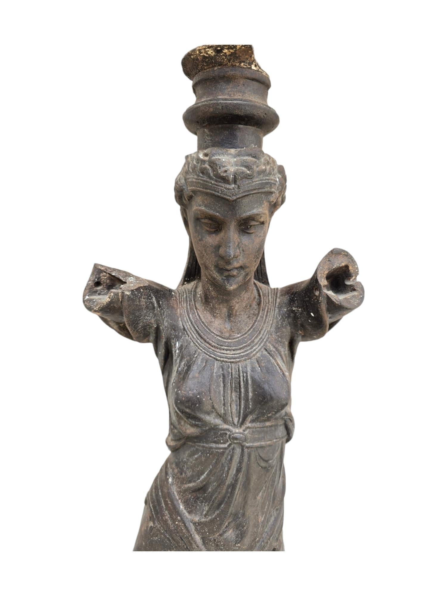 Large 19th Century Cast Iron Garden Sculpture For Sale 7