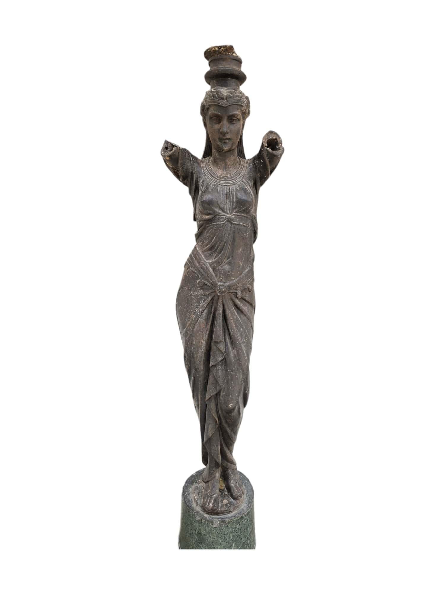 Large 19th Century Cast Iron Garden Sculpture For Sale 8
