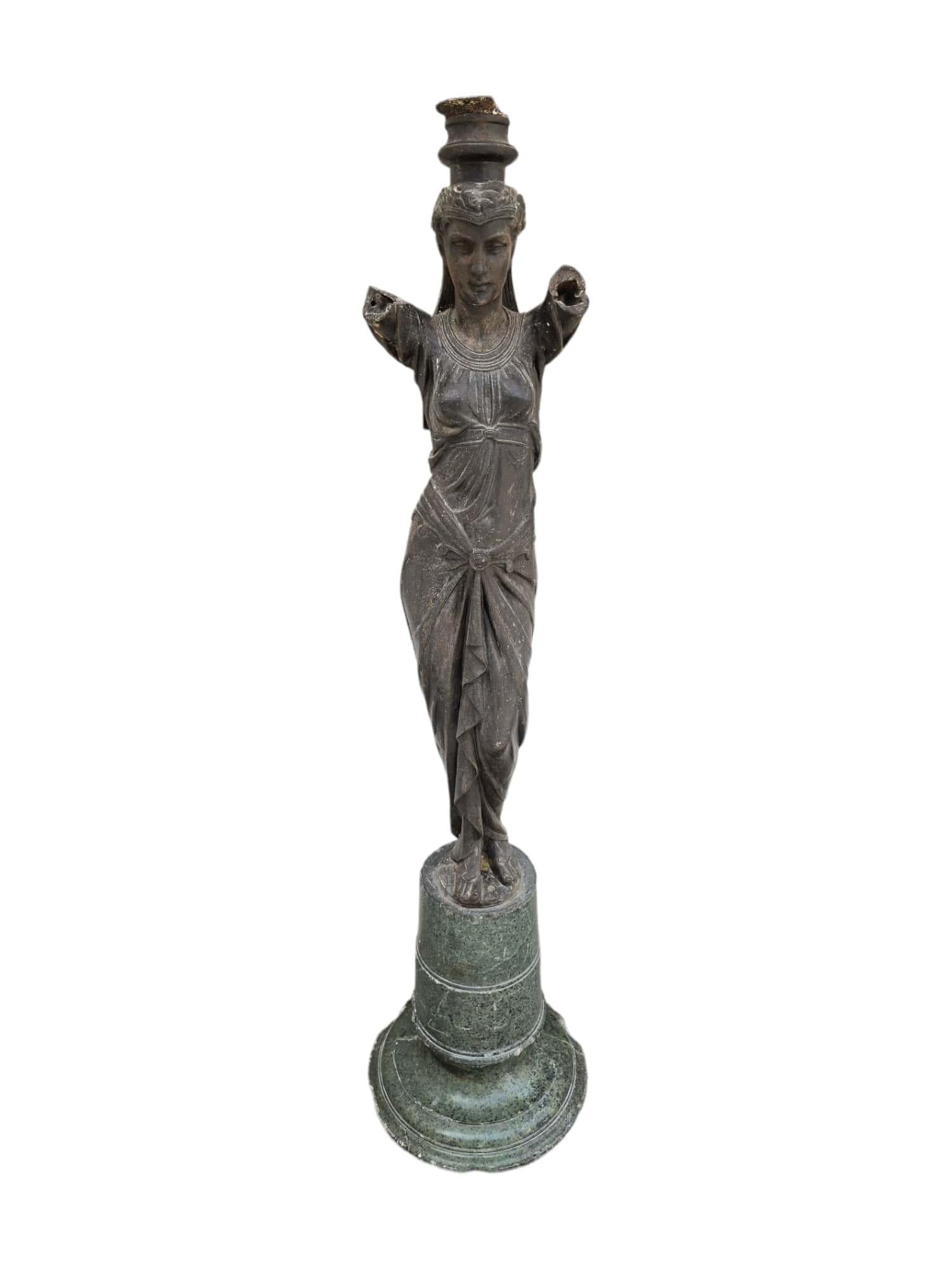 Large 19th Century Cast Iron Garden Sculpture For Sale 9