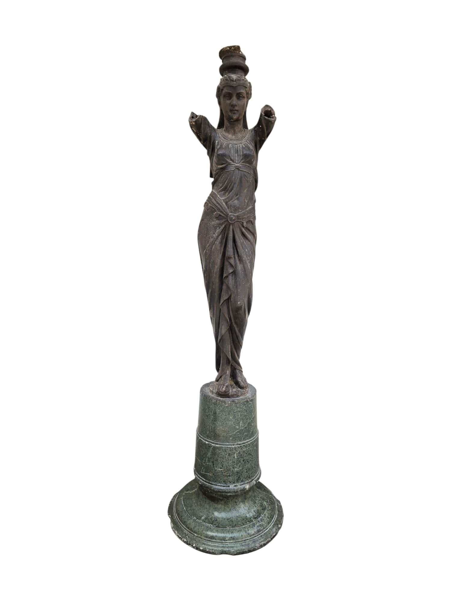 Large 19th Century Cast Iron Garden Sculpture For Sale 10