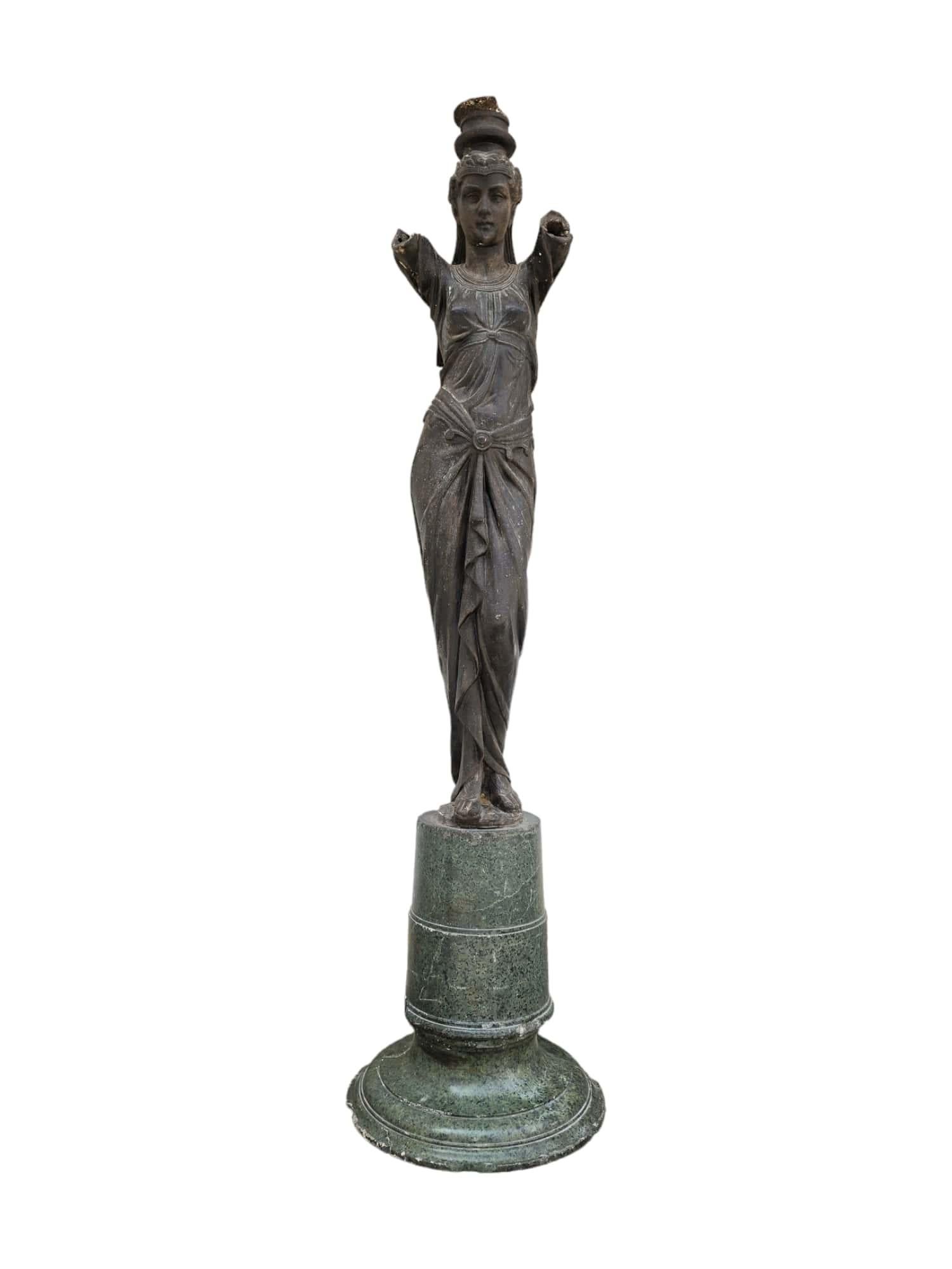 Large 19th Century Cast Iron Garden Sculpture For Sale 11