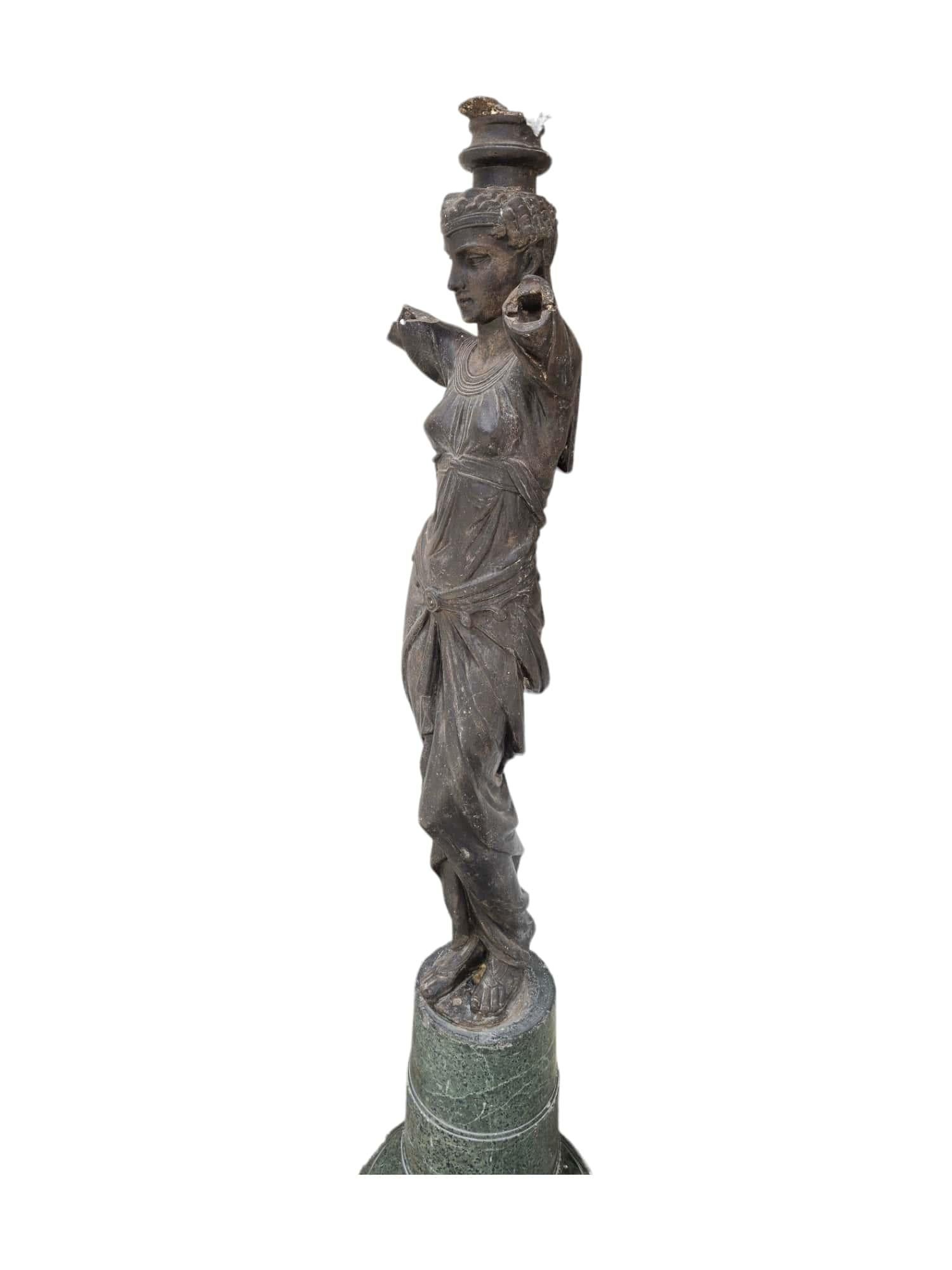 Large 19th Century Cast Iron Garden Sculpture For Sale 2