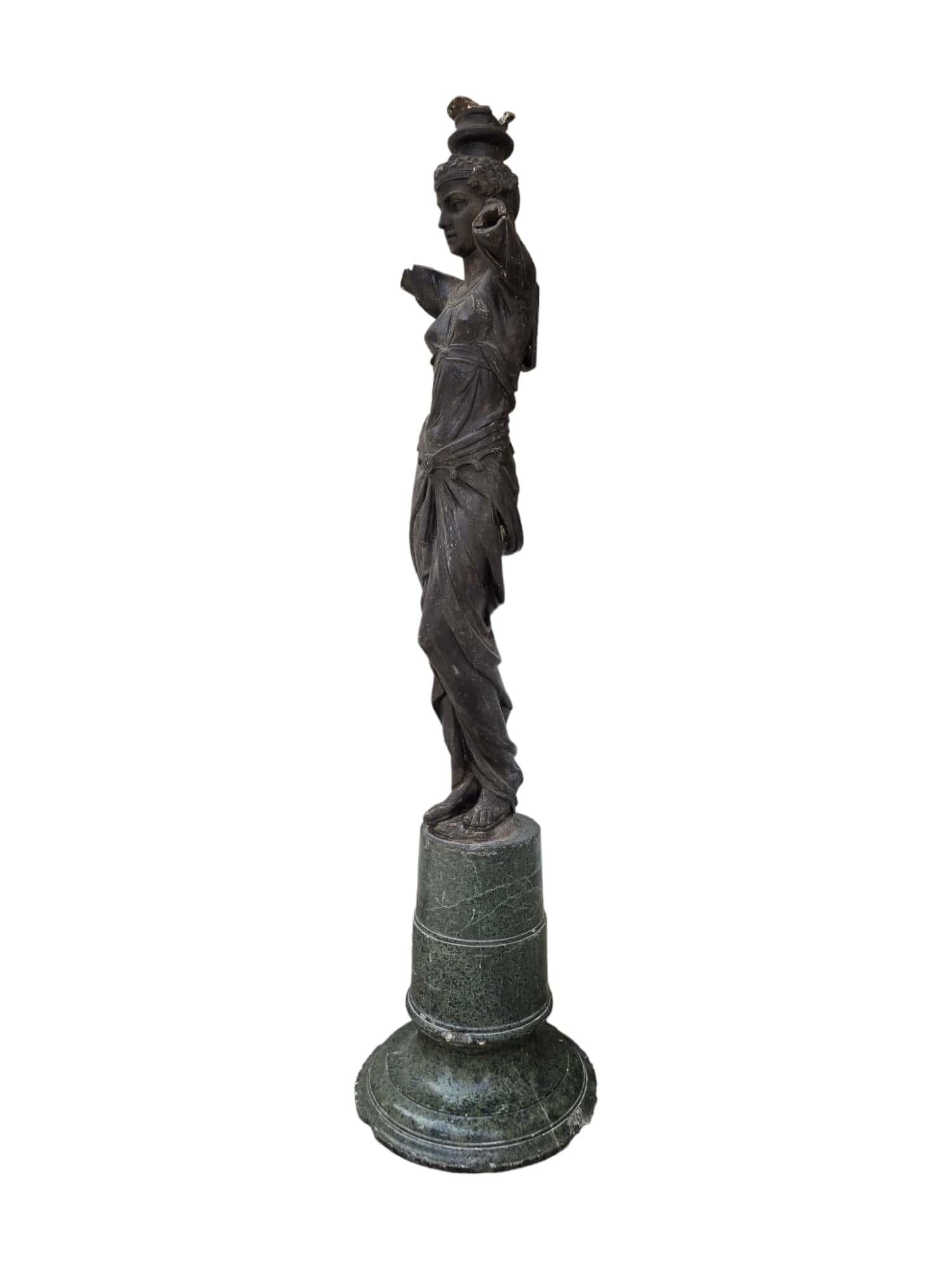 Large 19th Century Cast Iron Garden Sculpture For Sale 3