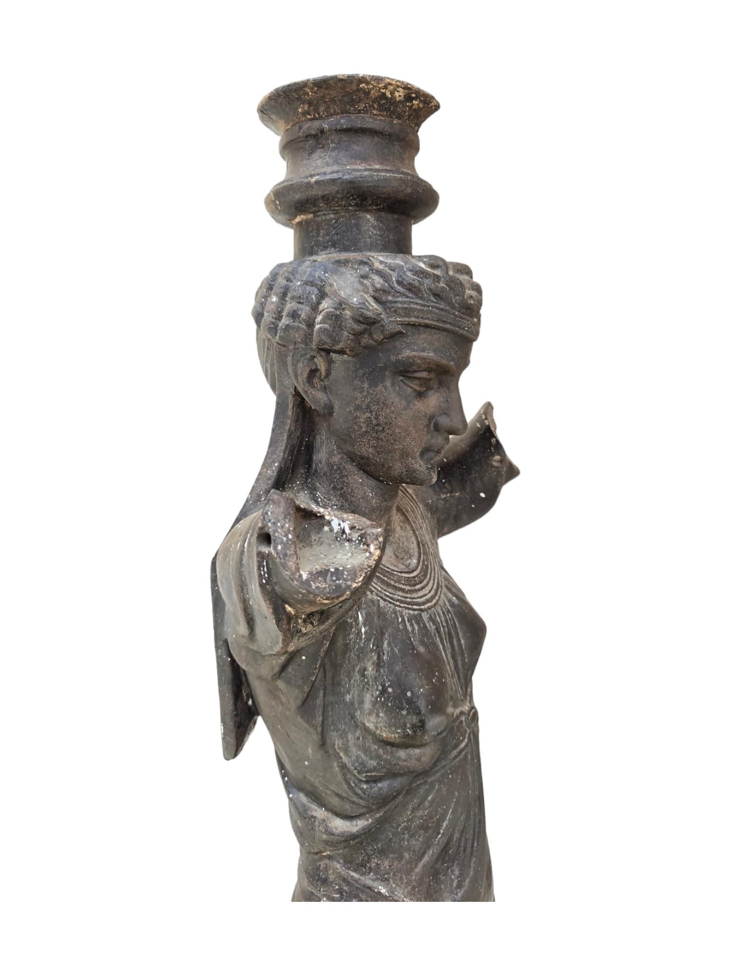 Large 19th Century Cast Iron Garden Sculpture For Sale 5