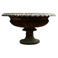 Large 19th century Cast Iron Garden Urn, Garden Jardiniere