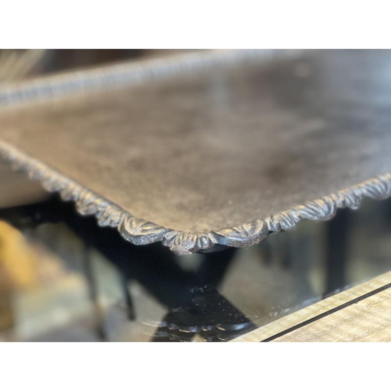 Large 19th century Cast Iron Serving Tray, France, 1900 For Sale 2