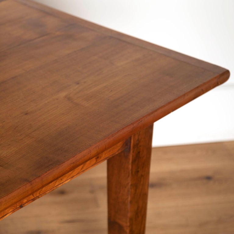 Large 19th Century Cherry Wood Farmhouse Table at 1stDibs