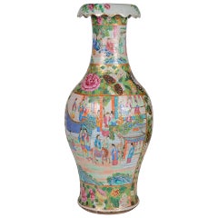 Large 19th Century Chinese Canton / Rose Medallion Vase