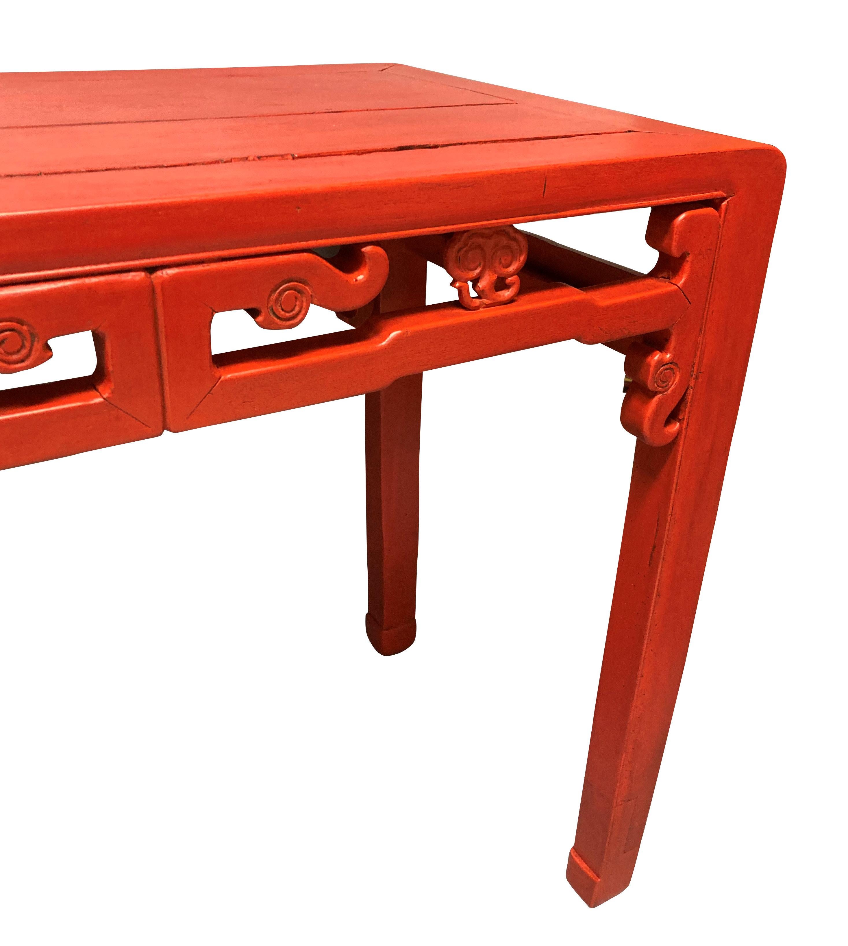 Large 19th Century Chinese Console Table In Good Condition For Sale In Kent, Dover