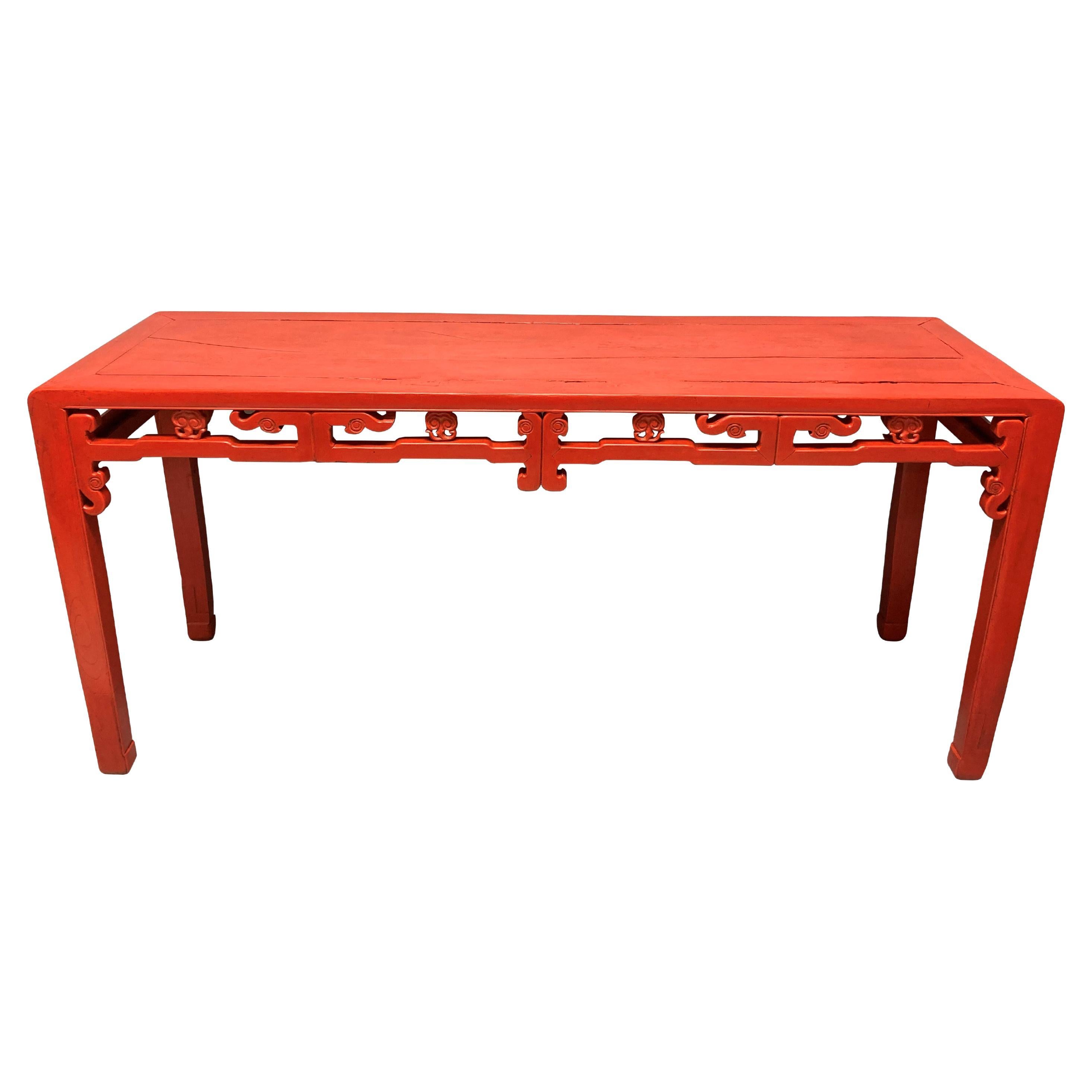 Large 19th Century Chinese Console Table