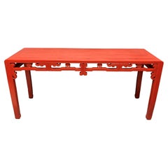 Large 19th Century Chinese Console Table