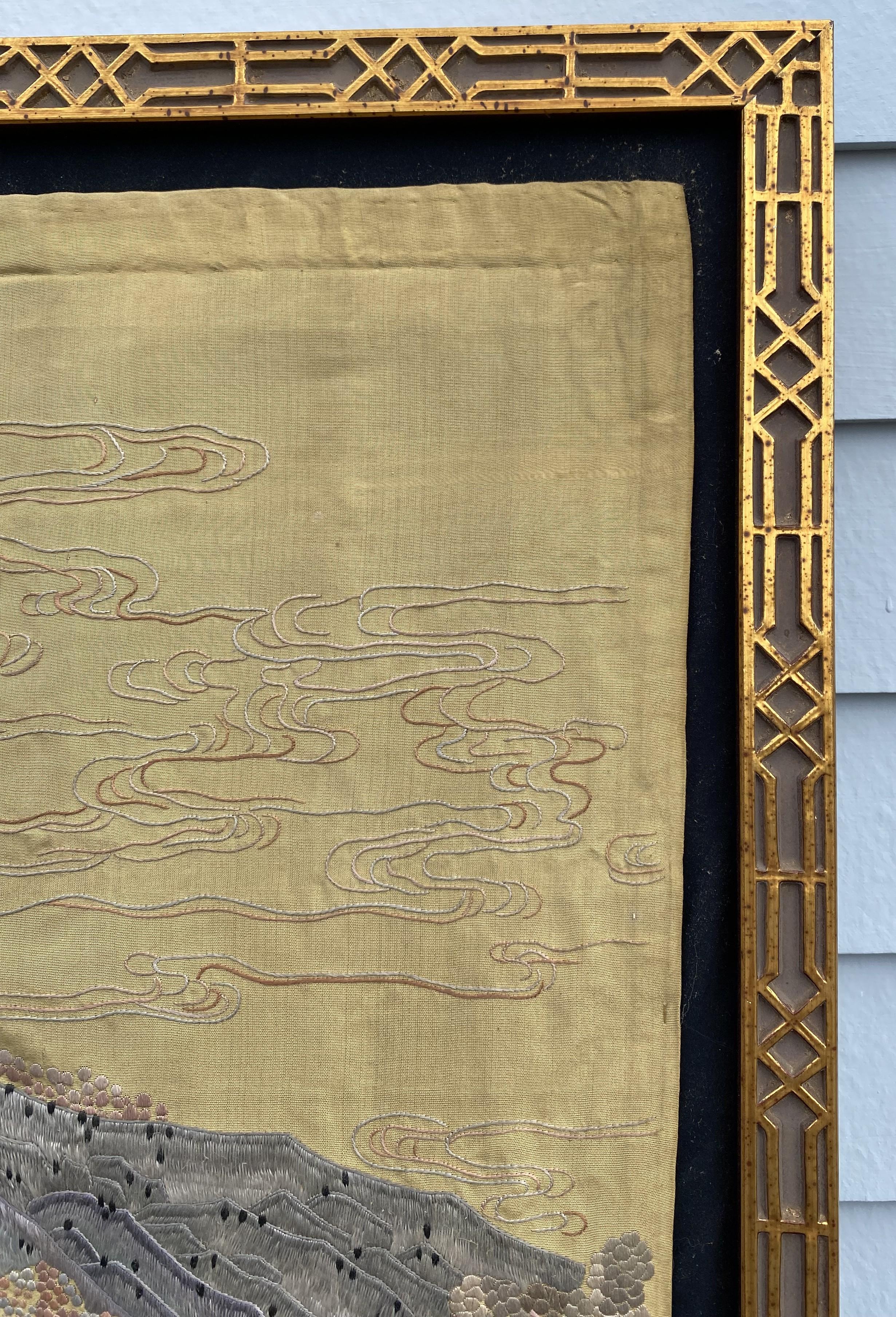Large 19th Century Chinese Kesi Panel For Sale 3