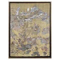 Antique Large 19th Century Chinese Kesi Panel