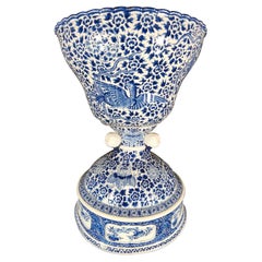 Gran jarrón de porcelana china del siglo XIX