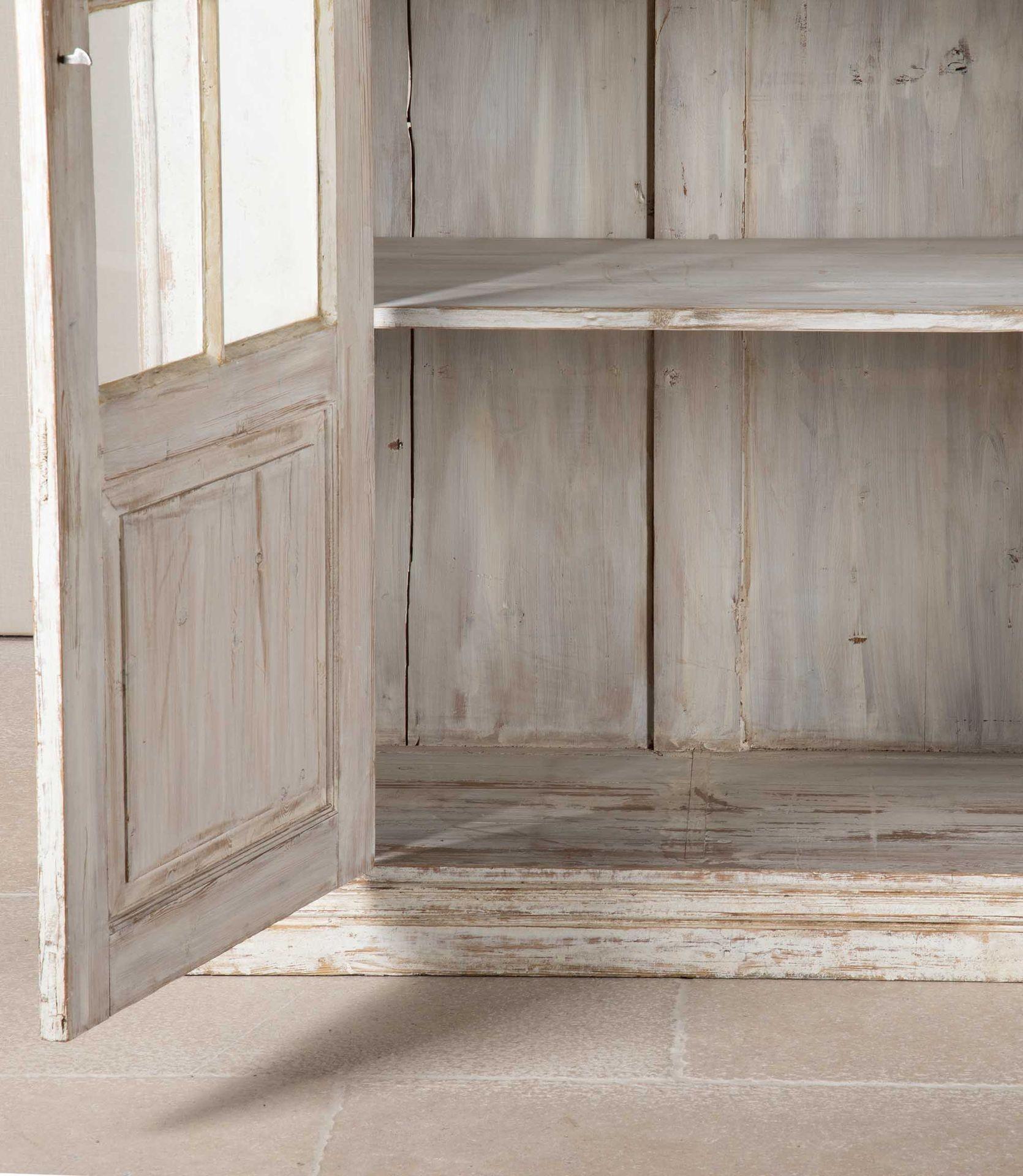 Large 19th Century Continental Painted Cupboard For Sale 3